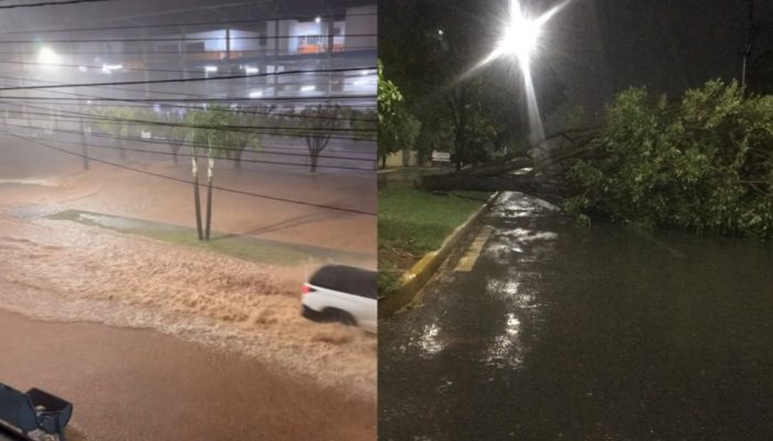 chuva forte em Sorriso mt